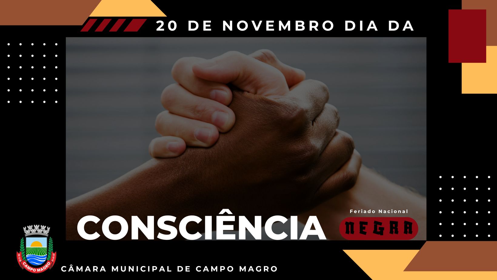20 de Novembro Dia da Consciência Negra.