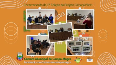 1ª Edição Câmara Mirim 2023.