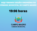 11ª Sessão Ordinária da Câmara Municipal de Campo Magro.