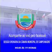 16ª Sessão Ordinária da Câmara Municipal de Campo Magro