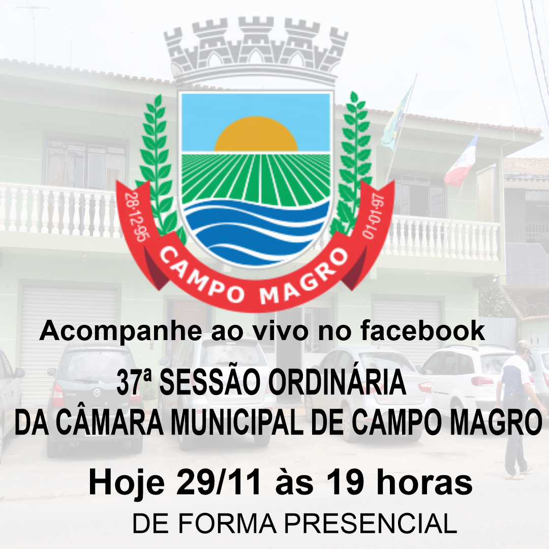 37ª Sessão Ordinária 