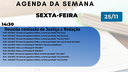 Confira nossa agenda da semana 