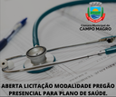 LICITAÇÃO MODALIDADE PREGÃO PRESENCIAL PARA PLANO DE SAÚDE.