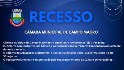 Recesso Parlamentar 2023