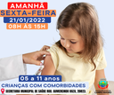 VACINAÇÃO PARA CRIANÇAS COM COMORBIDADES