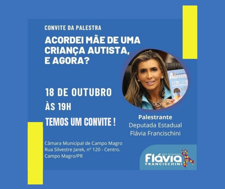 Palestra sobre o Autismo.